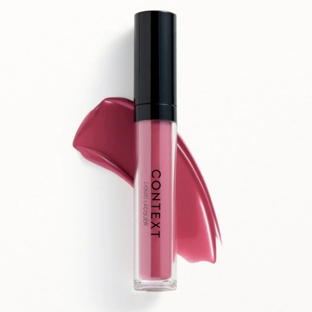 CLEARANCE! Context Skin Matte Lip Lacquer: SAY LOVE (Vibrant Pink) NIB